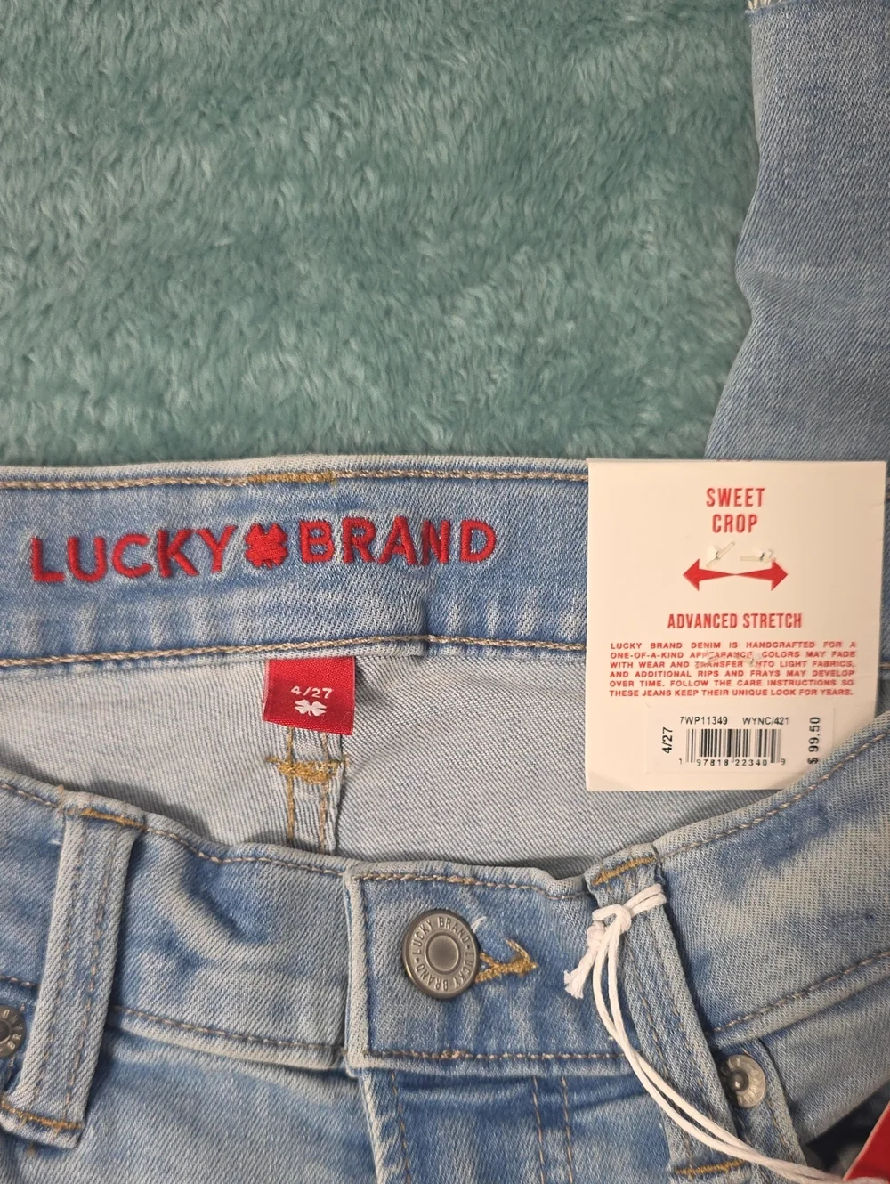 Lucky Brand Light Blue Mid-Rise Women's Jeans - Picture 2 of 8